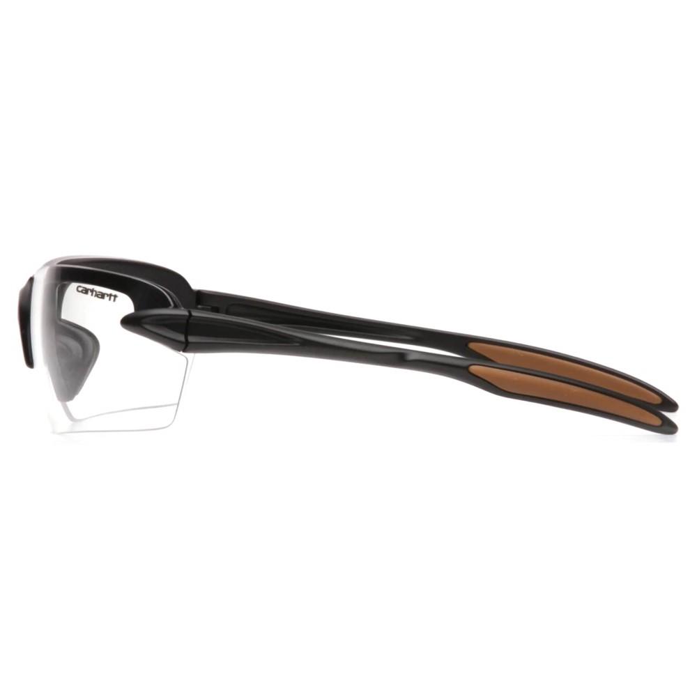 Pyramex Carhartt Spokane Shooting Glasses Black with Clear Lens Picture of Pyramex Safety Pyramex Carhartt - Spokane - Clear Lens with Black Frame