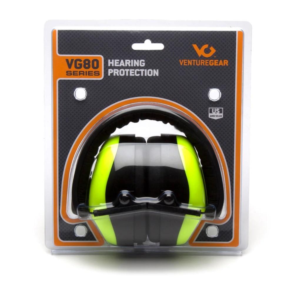 Pyramex Venture Gear VG80 Series Passive Earmuff 25dB Lime Picture of Pyramex Safety Pyramex VG - VG80 Series Passive Earmuff - NRR 36dB/26dB - Lime