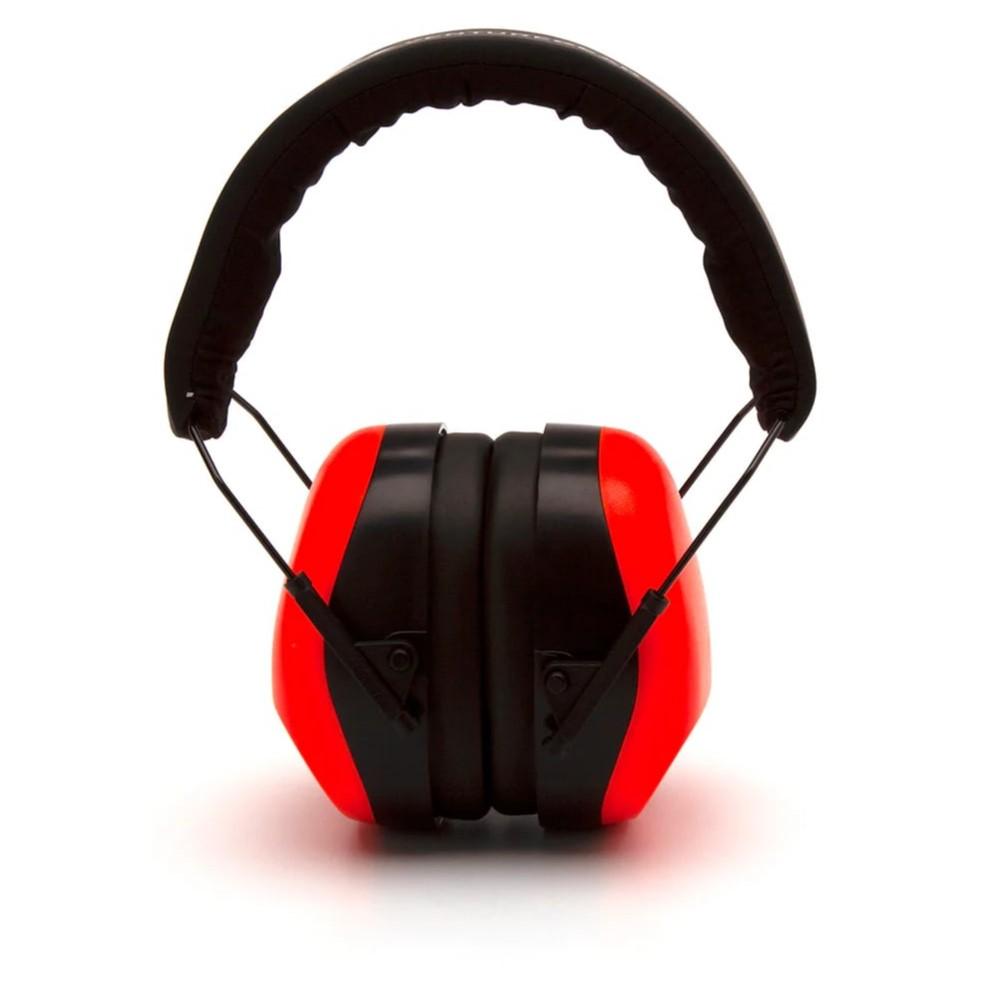 Pyramex VG80 Series Passive Earmuff 26dB Hi-Vis Orange Clamshell Picture of Pyramex Safety Pyramex Venture Gear Hi Vis Orange - NRR 26 db Low Profile HP-VG Clamshell
