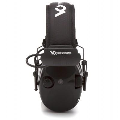 Pyramex Sentinel Electronic Ear Muffs 26dB Black Picture of Pyramex Safety Pyramex Sentinel - NRR 26db Electronic Hearing Protector - Black