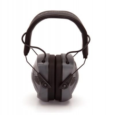 Pyramex Amp Bluetooth Ear Muffs 26dB Grey Picture of Pyramex Safety Pyramex Amp BT- NRR 26db Electronic Hearing Protector w/BlueTooth-UrbanGray