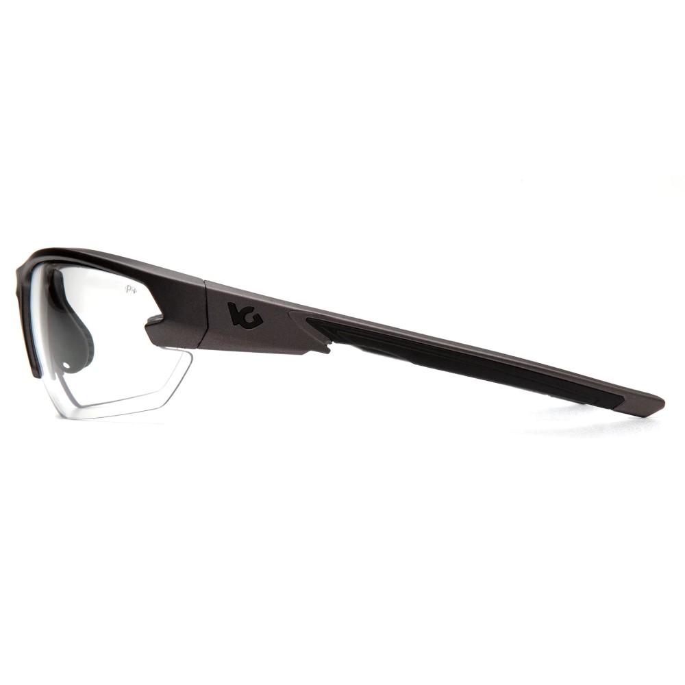 Pyramex Venture Gear Semtex 2.0 Shooting Glasses Gun Metal Frame with Clear Anti-Fog Lens Picture of Pyramex Safety Pyramex VG Semtex 2.0 Gun Metal Frame/Clear Anti-Fog Lens