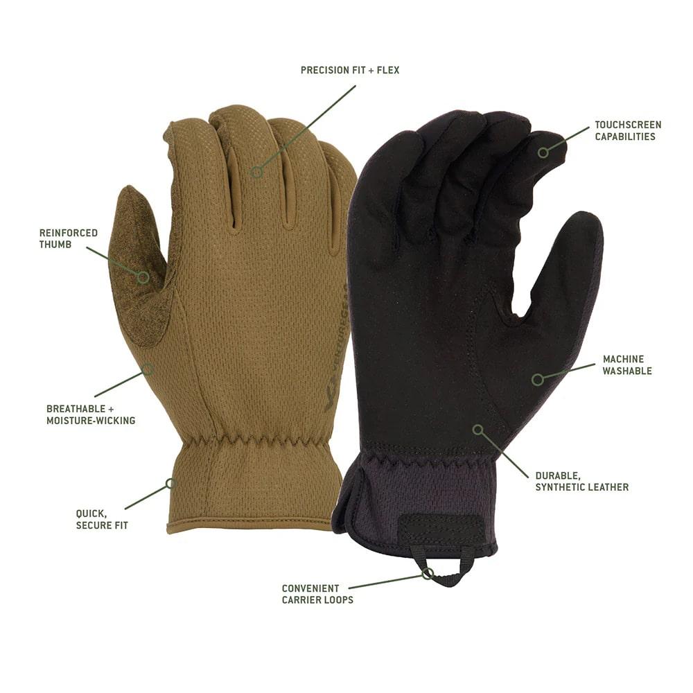 Pyramex Medium-Duty Operator Gloves Black L Picture of Pyramex Safety Venture Gear Tactical Gloves Medium Duty Operator Slip-on Black Large