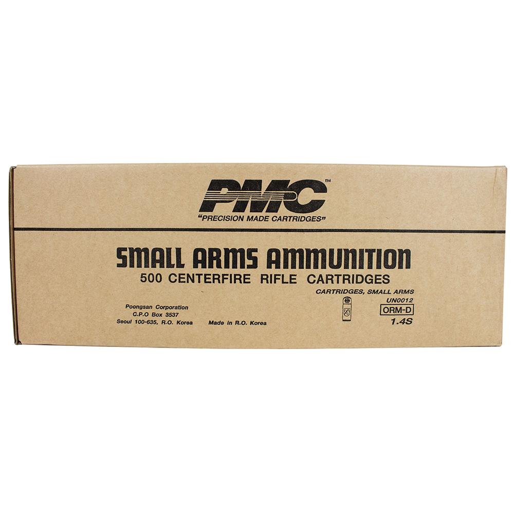 PMC Bronze Rifle Ammunition .308 Win 147 gr FMJBT 2780 fps 500/ct