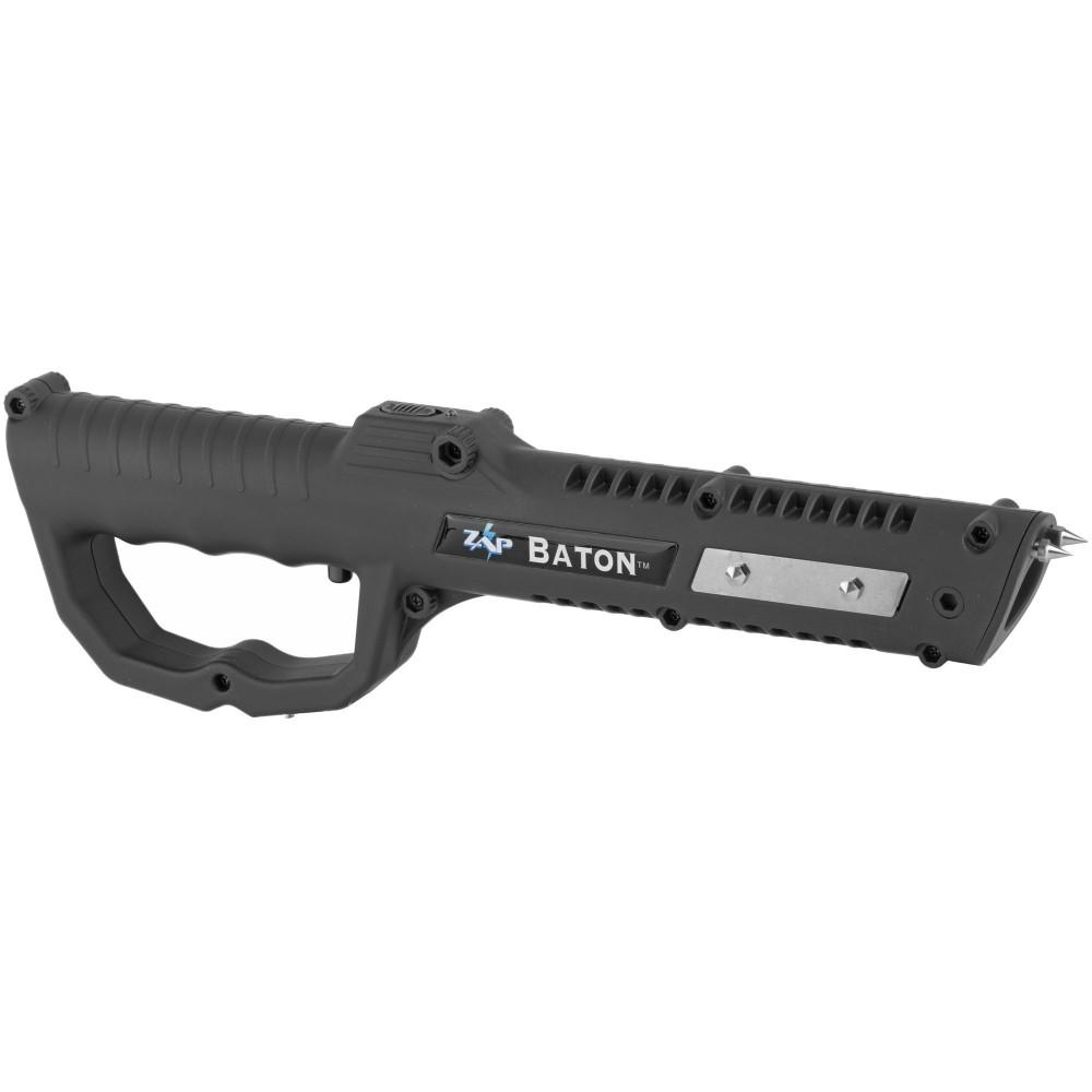 Personal Security Zap Baton Stun Gun with LED Flashlight 1000000 Volt Black