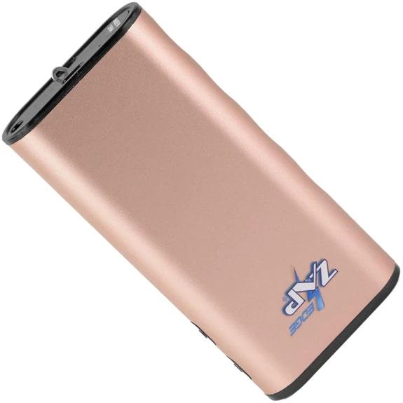 Personal Security Products Zap Edge Rechargeable USB Power Bank LED Stun Gun 950K Rose Gold Picture of Personal Security Products Stun Gun Zap Edge 950000 Volt includes USB charger color Rose Gold