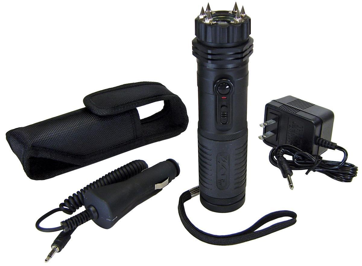 Fox Labs Zaplight Extreme 1 Million Volt Stun Gun / Flashlight with Wall Charger Picture of Personal Security Products 1000000 VOLT ZAP LIGHT EXTREME STUN GUN W/SPIKE ELECTRODESFLASHLIGHT USB