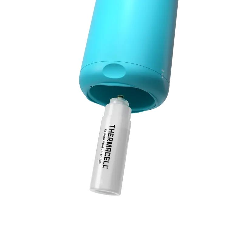 Thermacell Patio Shield Mosquito Repeller Blue Picture of Thermacell Repellents Inc. Thermacell Patio Shield Halo Mini Repeller Blue
