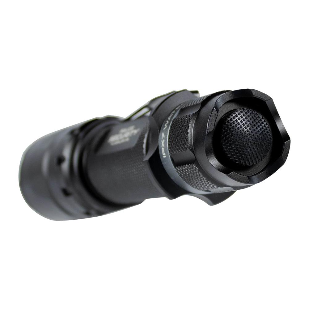 Police Security Flashlights Trac Tact Rechargeable LED Flashlight 1000 Lumens Black Picture of LB Marketing Inc DBA Police Security Flashlights Police Security Flashlights Trac Tact R