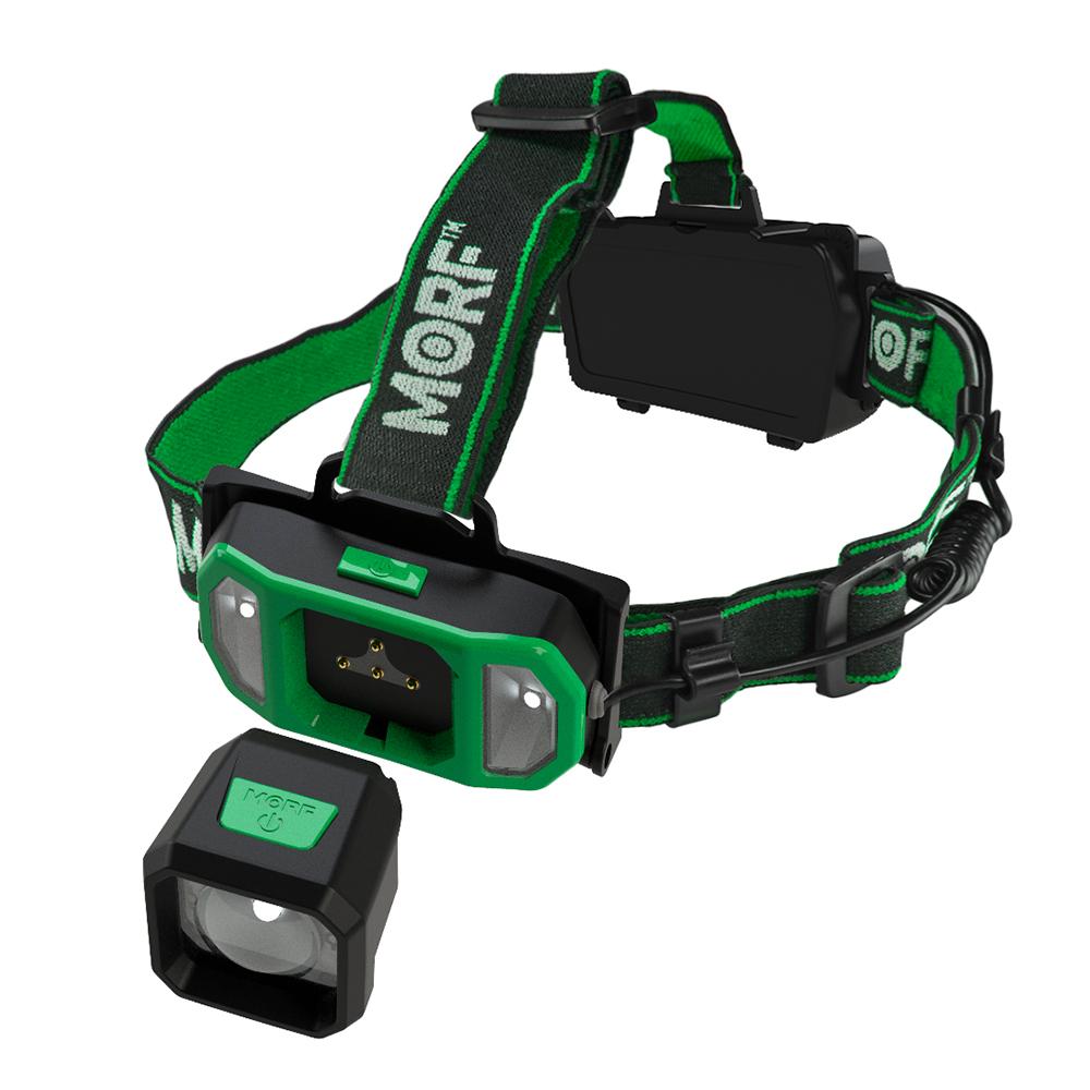 Police Security Flashlights MORF R700 Headlamp 700 Lumens Green Picture of LB Marketing Inc DBA Police Security Flashlights Police Security Flashlights MORF R700