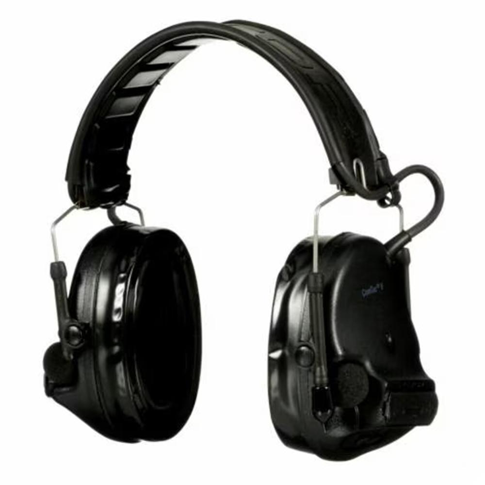 3M Peltor SwatTac V Hearing Defender Headset Electronic Ear Muffs 23dB Black Picture of 3M PELTOR 3M PELTOR SwatTac V Hearing Defender Headset Foldable Black