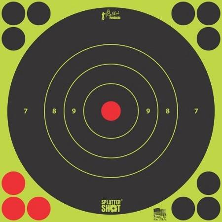 Pro-Shot Splatter Shot 8" Green Bullseye Target 6/ct Picture of Pro-Shot Products Splatter Shot 8" Green Bull's-eye Target - 6 Qty. pack