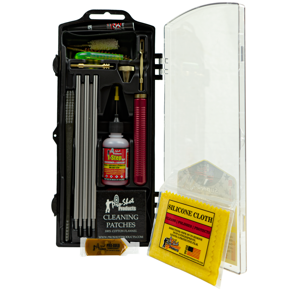 Pro-Shot 9mm Luger Handgun Carbine Caliber (Rifle) Classic Cleaning Kit Picture of Pro-Shot Products 9mm/.35 Cal. Rifle/PCC Cleaning Kit
