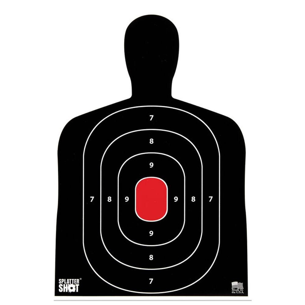 Pro-Shot Silhouette Paper Targets 12x18 Splatter Shot 8/ct Picture of Pro-Shot Products Silhouette Splatter Shot-Heavy Tag Paper 12x17 - BC27 - 8 Qty.