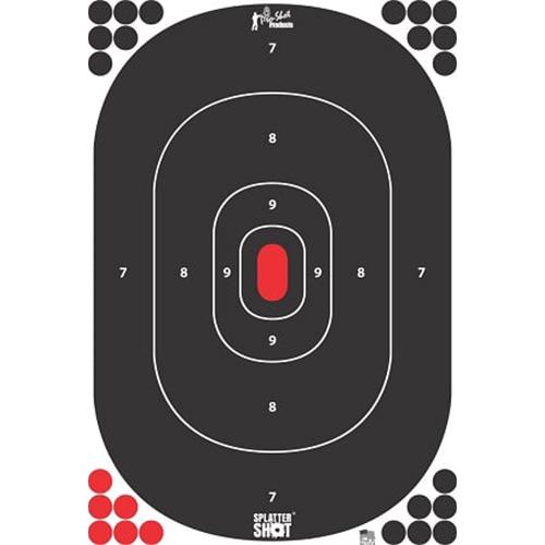 Pro-Shot 12" x 18" Silhouette Target Peel & Stick 5/ct Picture of Pro-Shot Products Silhouette Splatter Shot-12x17 - Peel & Stick 5 QTY. PACK