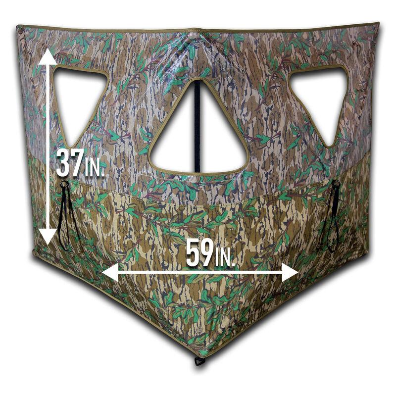 Primos Double Bull Stakeout Blind - Mossy Oak Greenleaf Picture of Primos Primos Double Bull Stakeout Blind Mossy Oak Greenleaf