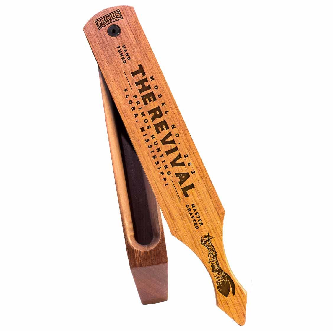 Primos Revival Turkey Wood Grain Box Call Picture of Primos REVIVAL WOOD GRAIN BOX CALL TRAP