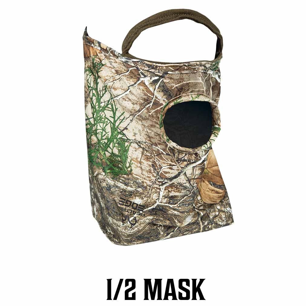 Primos Stretch Fit Mask - RealTree Edge Camo 1/2 Face