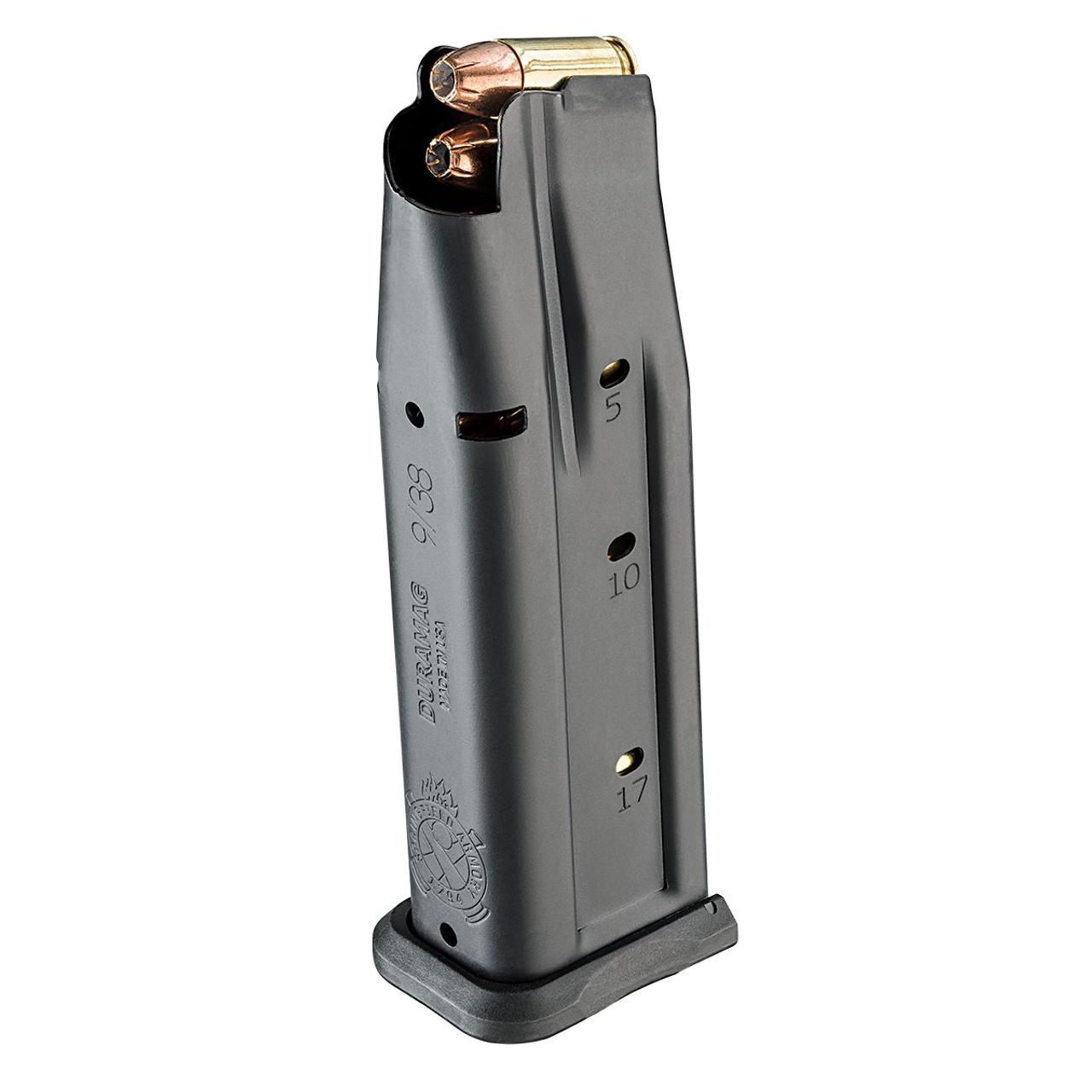 Springfield Handgun Magazine Black for 1911 DS Prodigy 9mm Luger 17/rd Picture of Springfield Armory 9mm 17RND 1911 DS MAGAZINE