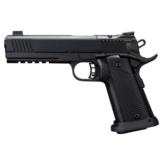 RIA USA 1911 A2 Tac Ultra AOS Handgun 9mm Luger 16rd Magazine 5" Barrel Black Picture of Rock Island - USA RI USA 1911 A2 Tac Ultra 9mm 16Rd 5In Black OR