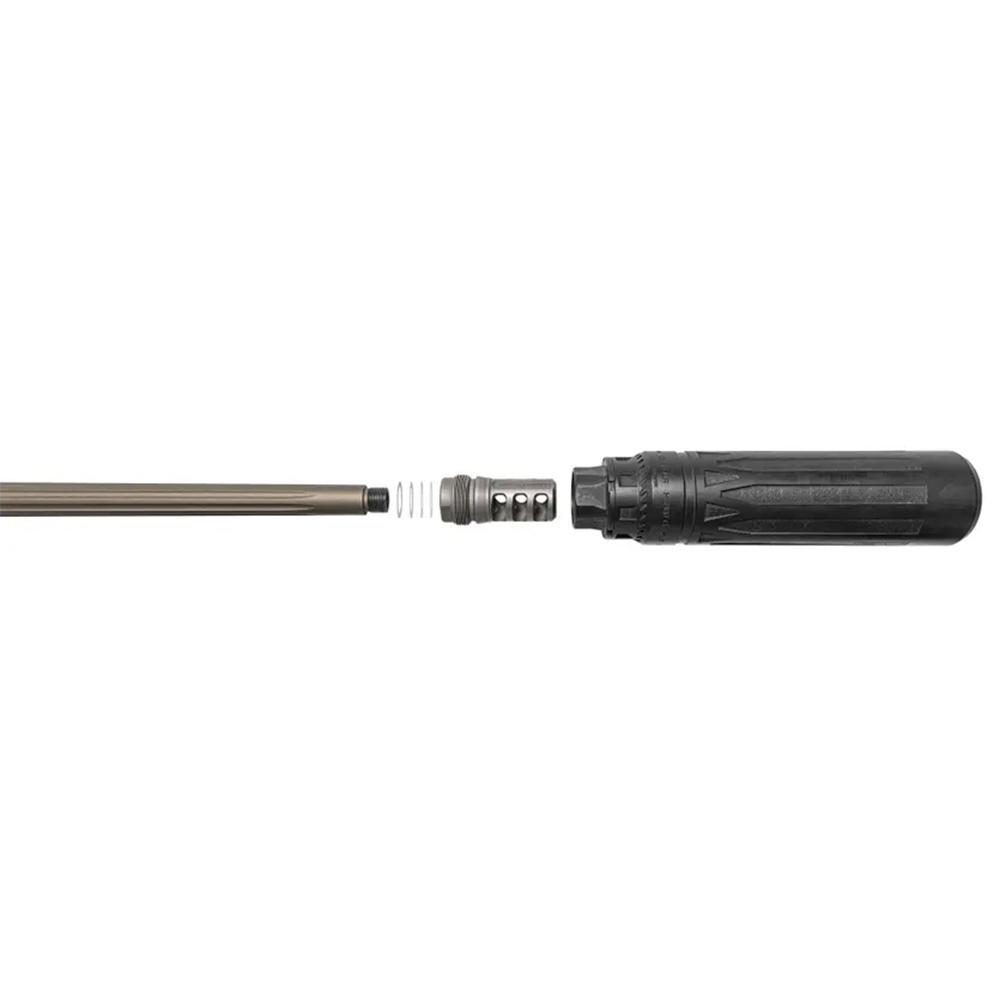 Browning Xeno Recoil Hawg Muzzle Brake 1/2x28 Matte Black Picture of Browning Clothing BROWNING XENO RECOIL HAWG 1/2X28 MATTE