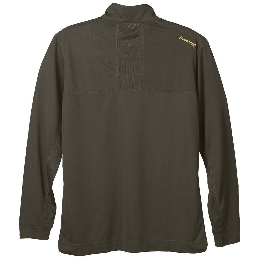 Picture of Browning Clothing Browning EARLY SEASON 3/4 ZIP Shirt MAJOR BROWN S