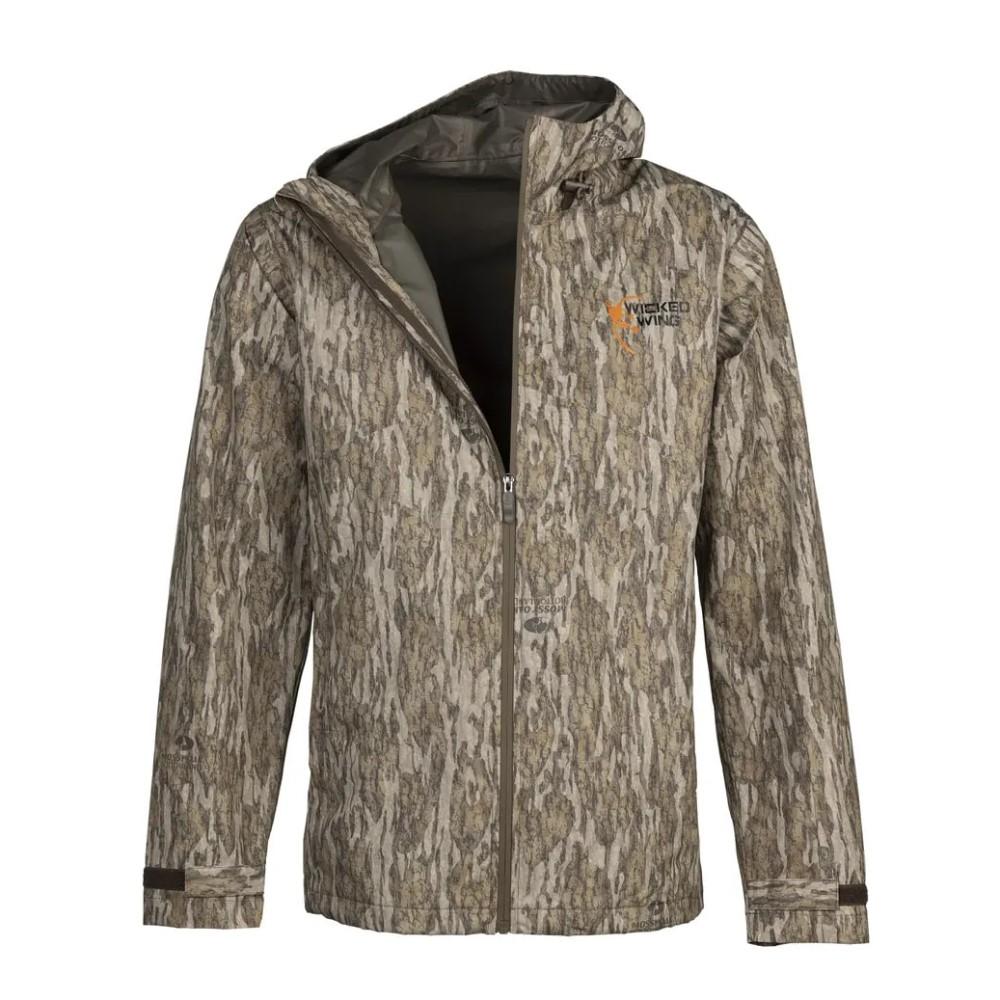 Browning Rain Shell Jacket Mossy Oak Bottomland L Picture of Browning Clothing JKT WW RAIN SHELL MOBL L
