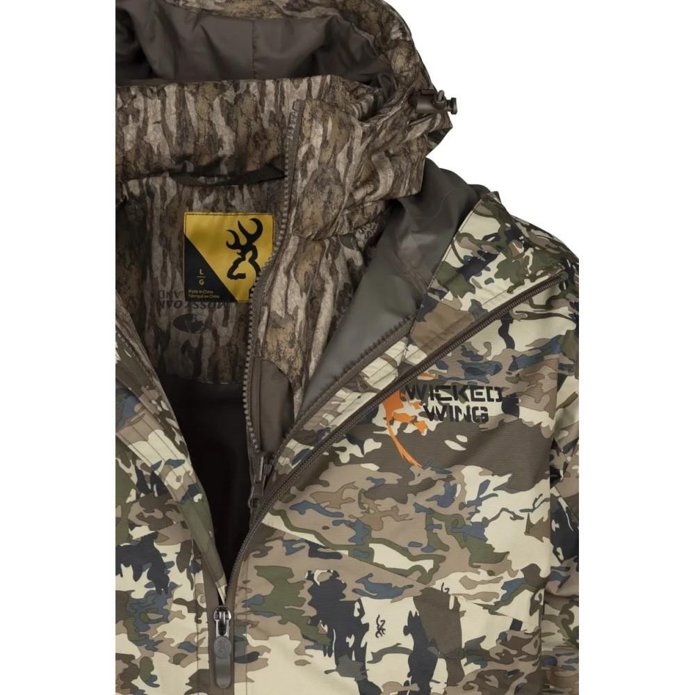 Browning Rain Shell Jacket Auric Camo S Picture of Browning Clothing JKT WW RAIN SHELL AURIC S