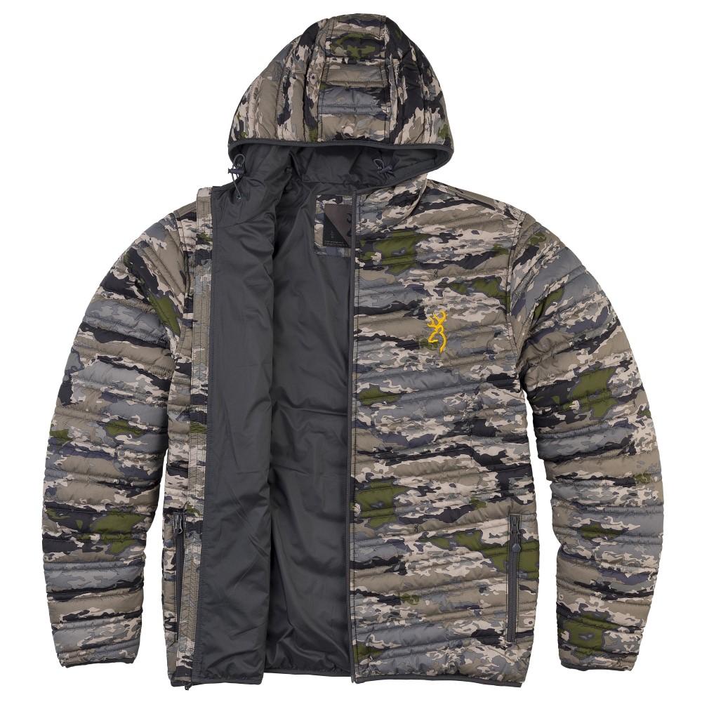 Browning Packable Puffer Jacket Ovix Camo S Picture of Browning Clothing JKT PACKABLE PUFFER OVIX S