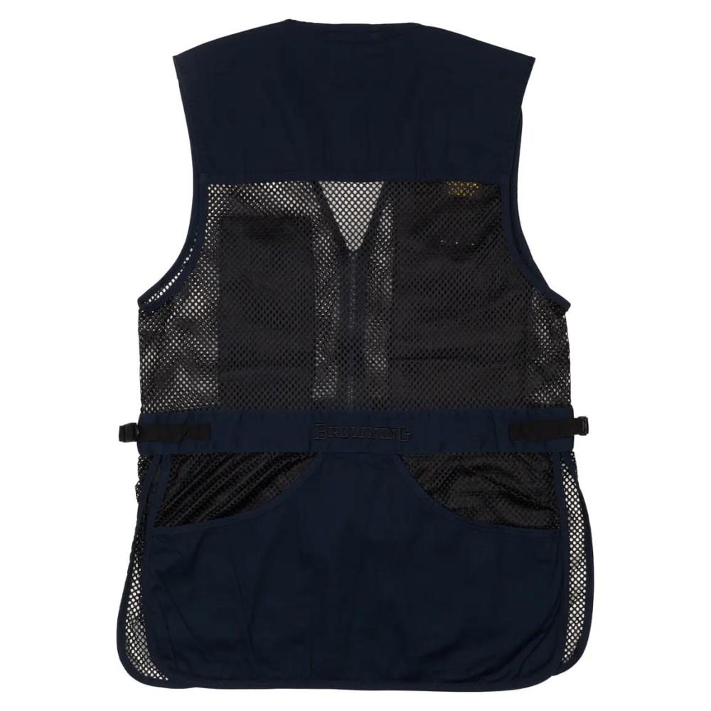 Browning Trapper Creek Mesh Shooting Vest Navy and Black 2XL Picture of Browning Clothing Browning VST TRAPPER CREEK NAVY/BLACK 2XL