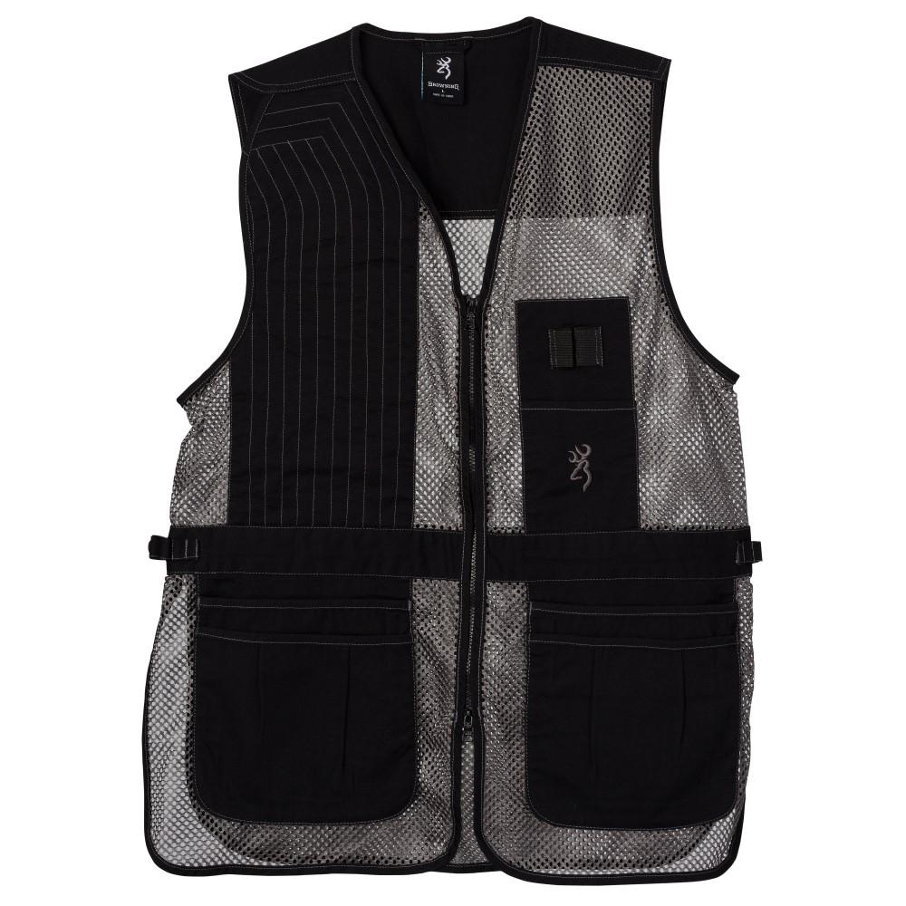 Browning Trapper Creek Mesh Shooting Vest Grey S