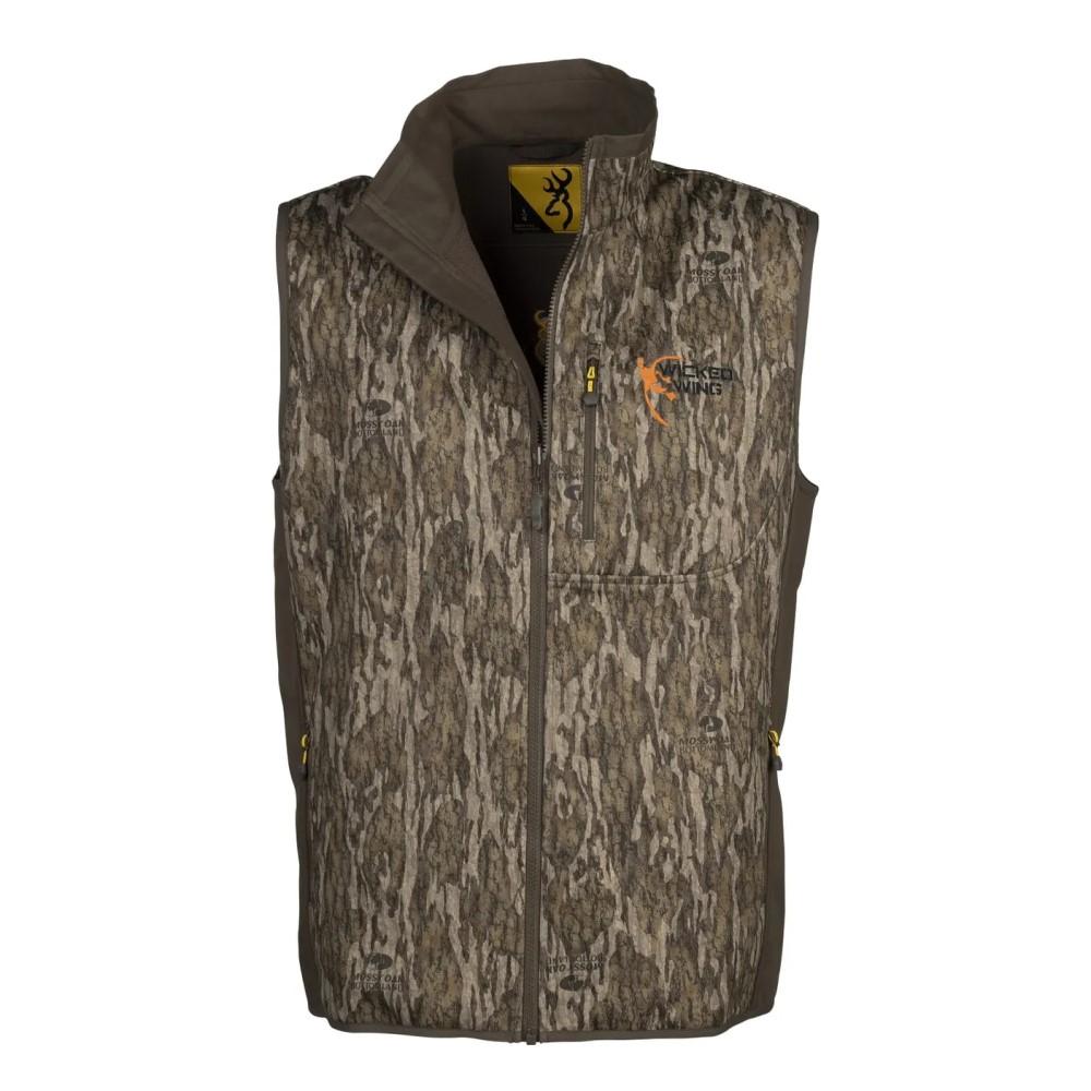Browning Field Pro Vest Mossy Oak Bottomland L Picture of Browning Clothing VST WW FIELD PRO MOBL L