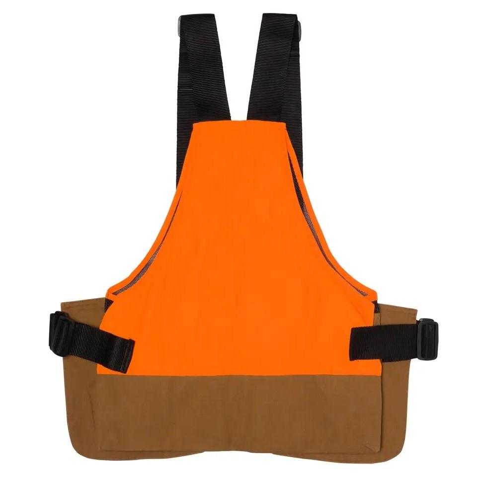 Picture of Browning Clothing Browning Upland Strap VEST TAN/Blaze ONESIZE Fits Most