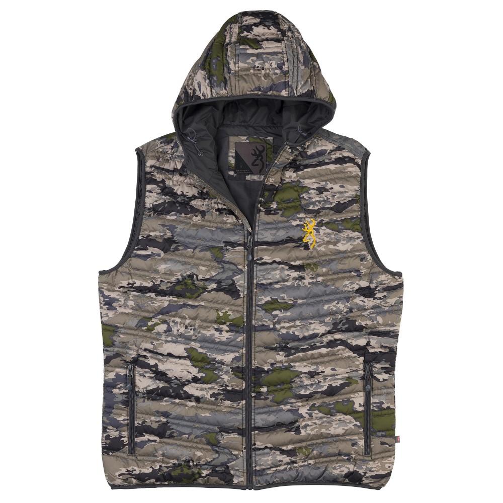 Browning Packable Puffer Hooded Vest Ovix S Picture of Browning Clothing VST PACKABLE PUFFER OVIX S