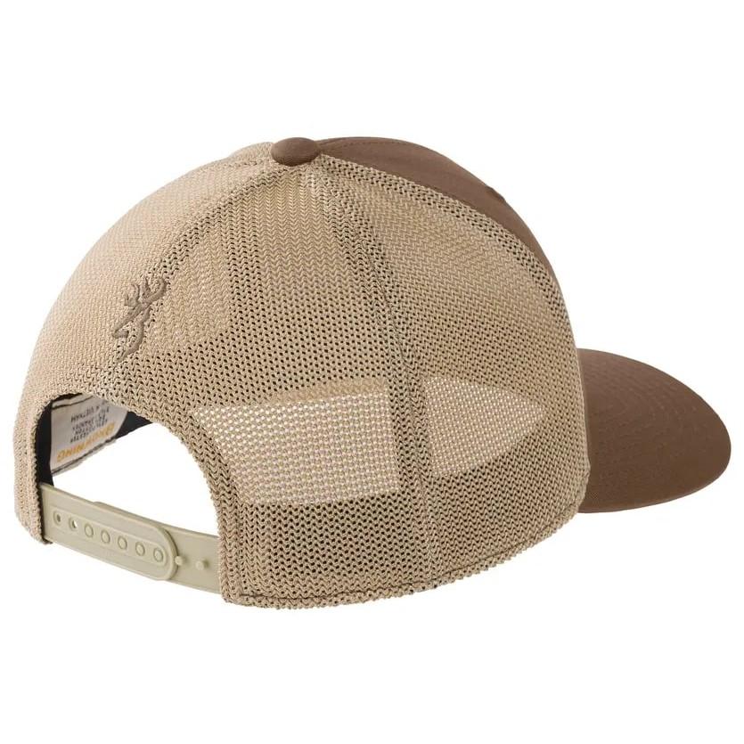 Browning Cypress Cap Major Brown with Vintage Tan Camo Picture of Browning Clothing Browning CAP CYPRESS BROWN WITH VTAN