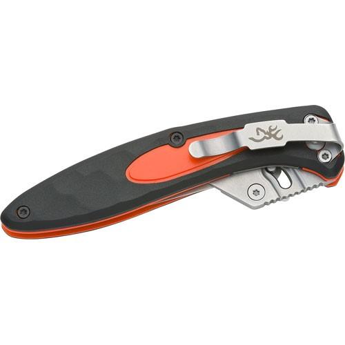 Browning Primal Scalpel 2 3/4" Blade Black and Orange Picture of Browning Clothing Browning KNIFE PRIMAL SCALPEL