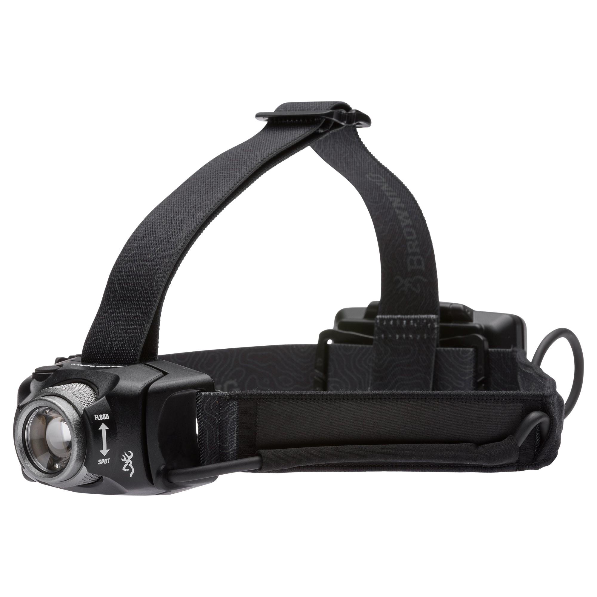 Browning King's Peak SF Headlamp 730 Lumens Black Picture of Browning Clothing Browning HEADLAMP KINGS PEAK SF