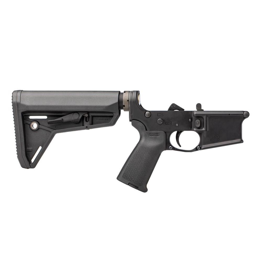 Aero Precision AR-15 Complete Lower Receiver with MOE Grip and SL Carbine Stock Black