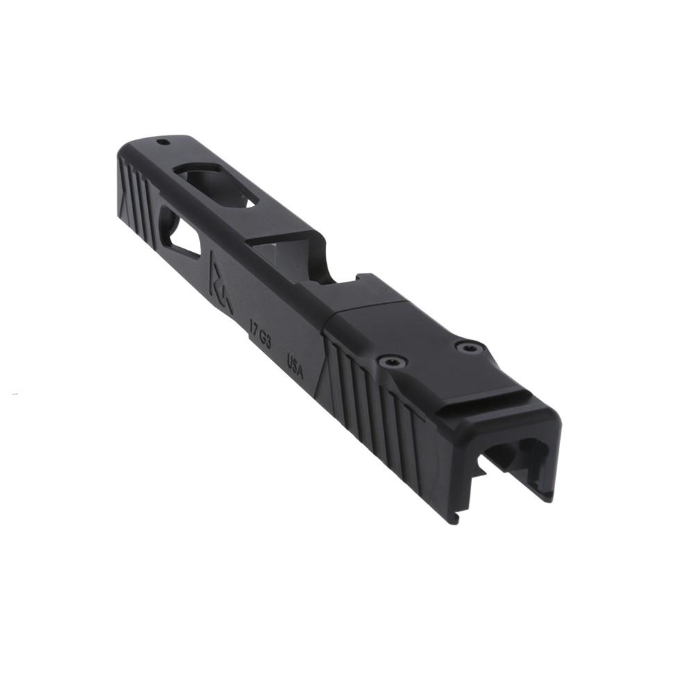 Rival Arms Slide for Glock Model 17 GEN3 A1 RMR Ready Black Picture of Rival Arms Rival Arms Slide for GLOCK17 GEN3 A1 RMR BLK