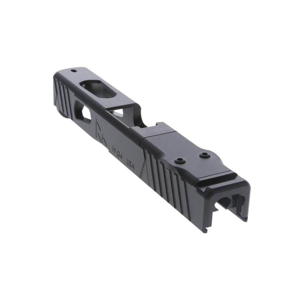 Rival Arms Slide for Glock Model 19 GEN4 A1 DOC Black Picture of Rival Arms Rival Arms Slide for GLOCK19 GEN4 A1 DOC BLK