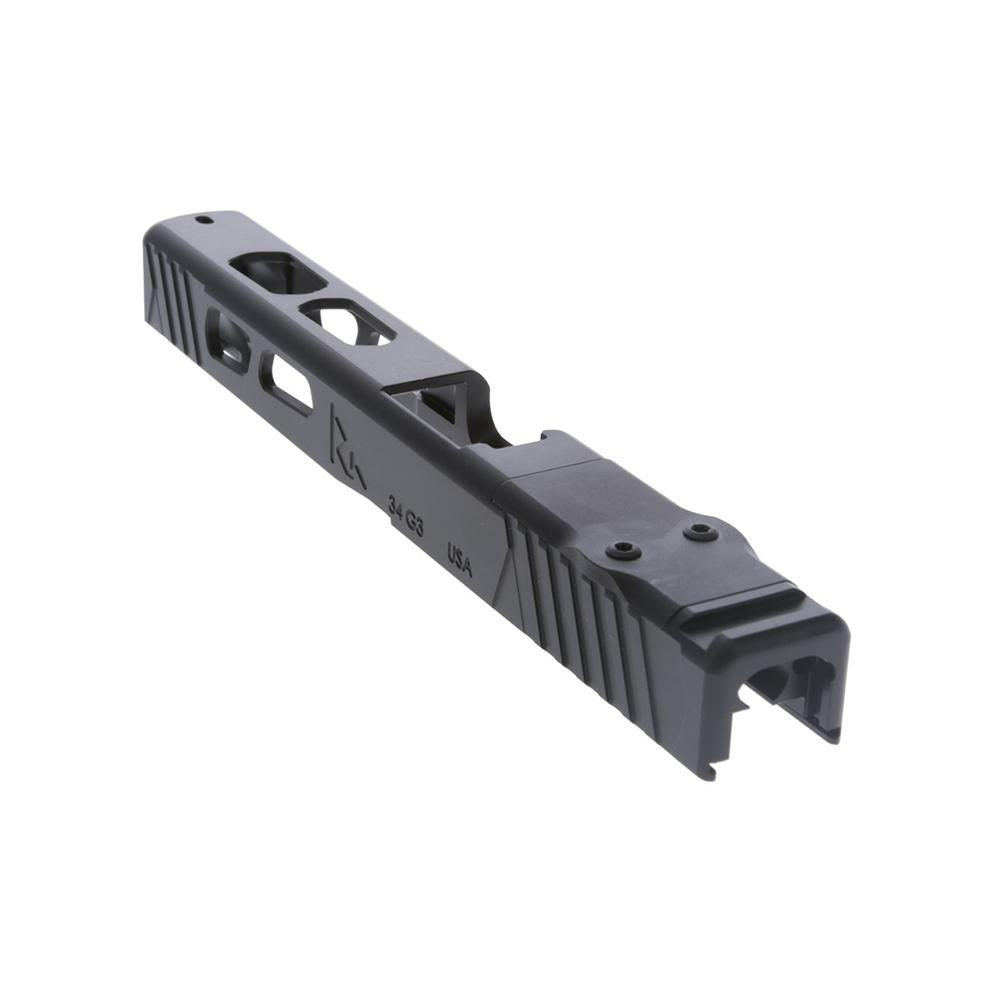 Rival Arms Slide for Glock Model 34 GEN3 A1 DOC Black Picture of Rival Arms Rival Arms Slide for GLOCK34 GEN3 A1 DOC BLK