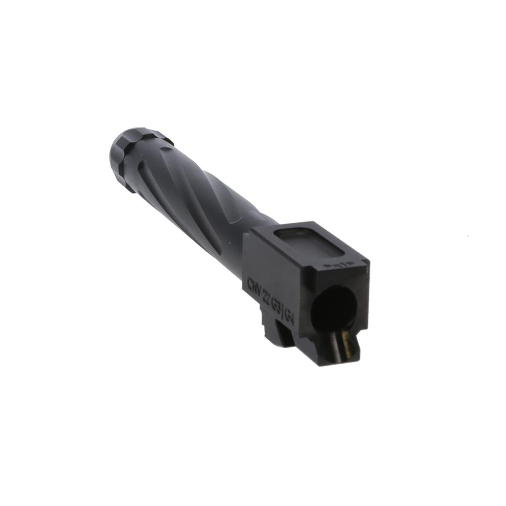 Rival Arms Barrel for Glock Model 22 9mm Conversion Twist Threaded Black Picture of Rival Arms Rival Arms Barrel for GLOCK22 CNV 9M TWST TD BLK