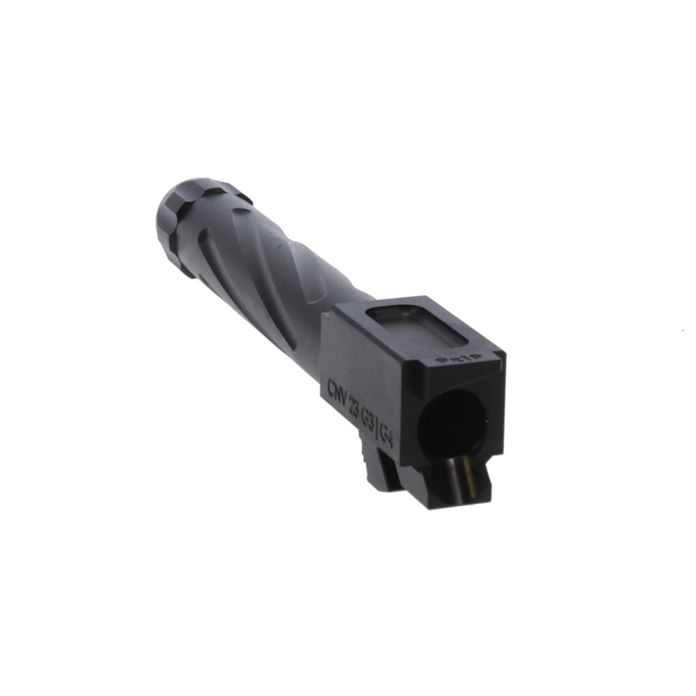 Rival Arms Conversion Barrel for Glock 23 9mm Luger 1/2x28 Thread Black Picture of Rival Arms Rival Arms Barrel for GLOCK23 CNV 9M TWST TD BLK