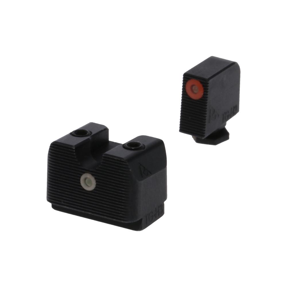 Rival Arms Inline Tritium Night Sights Orange for Glock MOS Double Stack Models Picture of Rival Arms Rival Arms Handgun Sights RA TRIT GLOCK MOS LOW INLN ORN