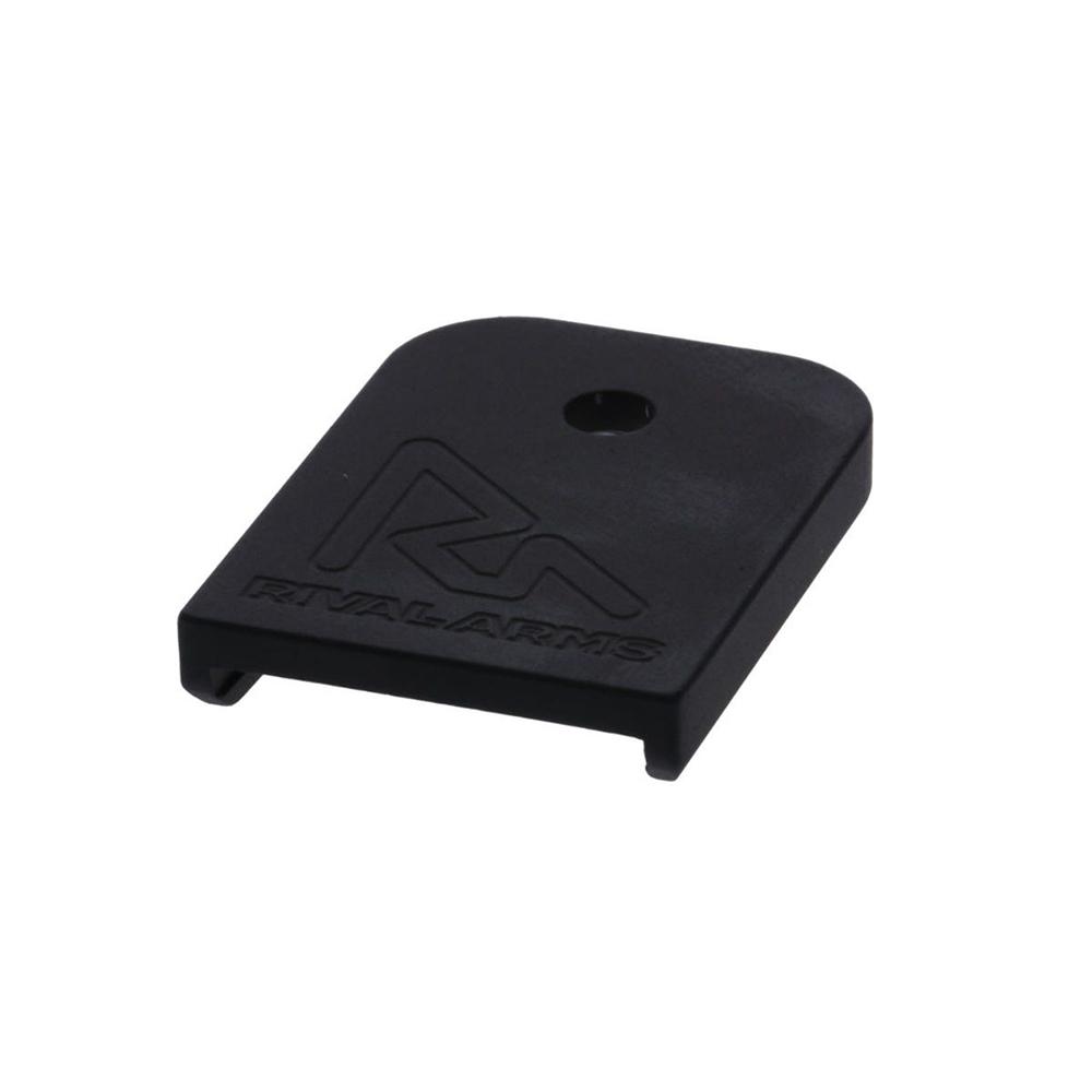 Rival Arms Magazine Base Plate for Glock 9mm/357 Sig/40 S&W Black Picture of Rival Arms Rival Arms MAG BASEPLATE 9/357/40 BLK