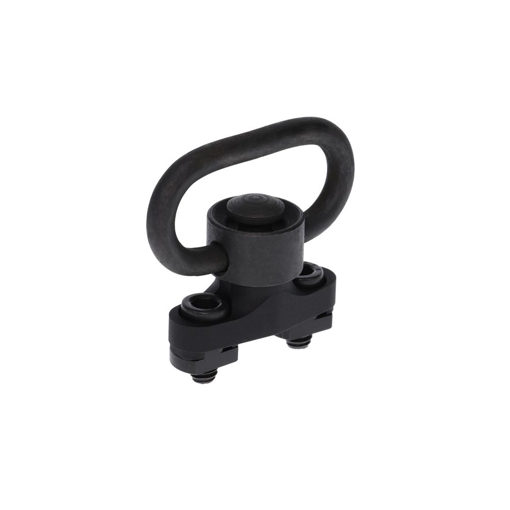 Rival Arms M-LOK QD Sling Mount and Swivel Black Picture of Rival Arms Rival Arms M-LOK MOUNT/QD HD SWIVEL PK