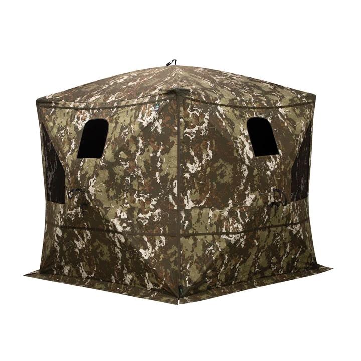 Barronett Blinds Pentagon Heavy-Duty Ground Blind Crater Harvest Camo Picture of Ardisam (River's Edge/ Barronett Blinds) BLIND BARRONETT PENTAGON HD CRATER HARVEST