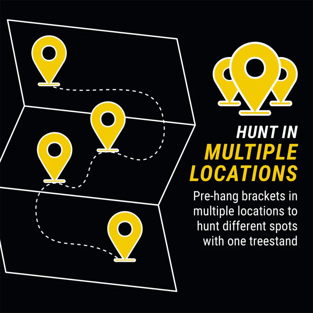 Picture of Ardisam (River's Edge/ Barronett Blinds) Rivers Edge Next Level Treestand Bracket