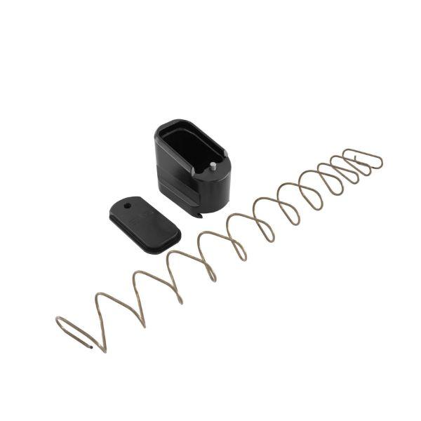 Shield Arms S15 Handgun Magazine Extension Black 9mm Luger 5/rd Picture of Shield Arms Shield Arms Shield Arms S15 and 5 Extension Black