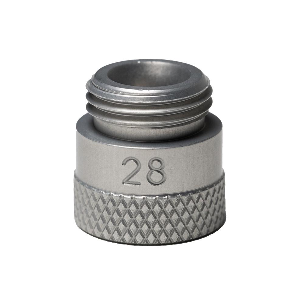 RCBS Matchmaster Powder Funnel Adapter 7mm Cal Picture of RCBS RCBS MATCHMASTER FUNNEL ADAPTER 7MM